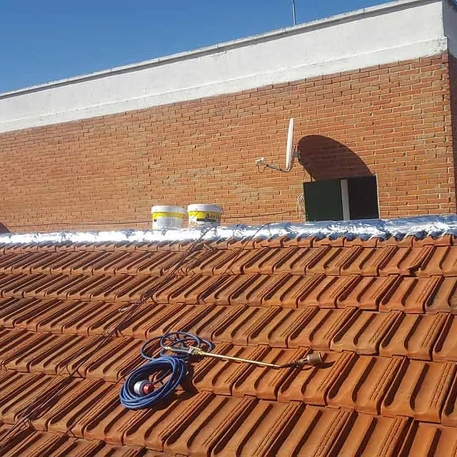 Goterapid techo con productos de impermeabilización